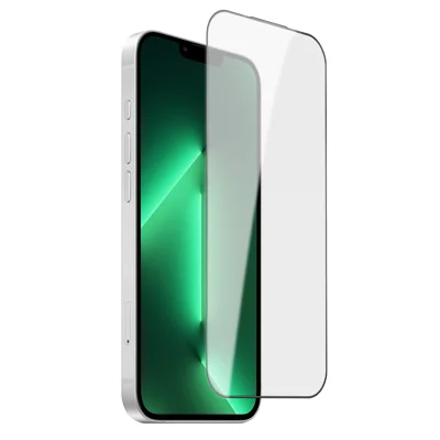  For iPhone 13 Pro Max Screen Protector AR Anti-Reflective Silk Printing Clear High Aluminium-silicon Glass Film - Transparent