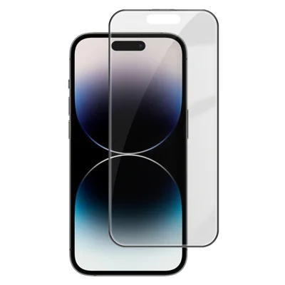 Voor iPhone 14 Pro Max Schermbeschermer Anti-Reflectie Matte Anti-Vingerafdruk Gestructureerd Gehard Glas - Transparant