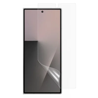 For Samsung Galaxy Z Fold8 Ultra Screen Film PET Bubble Free Ultra Clear Outer Screen Protector, NOT Complete Covering - Transparent