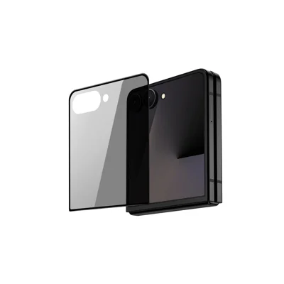 DUX DUCIS for Samsung Galaxy Z Flip8 Glass Film Anti Spy Full Screen Protector 2.5D Flat Screen Full Glue High Aluminium-silicon Glass Film - Black