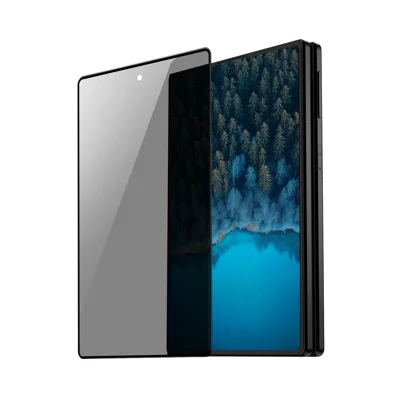 DUX DUCIS for Samsung Galaxy Z Fold8 Glass Film Anti Spy Full Screen Protector 2.5D Flat Screen Full Glue High Aluminium-silicon Glass Film - Black