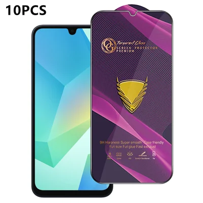  For Samsung Galaxy A16 5G / Galaxy A16 4G 10Pcs Screen Protector Full Cover Anti-Static Clear High Aluminium-silicon Glass Film - Transparent