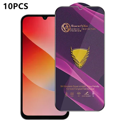  For Xiaomi Redmi 15a 5G 10Pcs Screen Protector Full Cover Anti-Static Clear High Aluminium-silicon Glass Film - Transparent