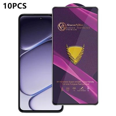  For OnePlus Nord CE6 Lite 5G 10Pcs Screen Protector Full Cover Anti-Static Clear High Aluminium-silicon Glass Film - Transparent