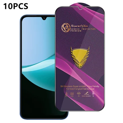  For Xiaomi Redmi 15C 4G (EU) (173mm) / Xiaomi Redmi 15C 5G (EU) (173mm) 10Pcs Screen Protector Full Cover Anti-Static Clear High Aluminium-silicon Glass Film - Transparent