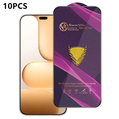 Per Honor 600 Lite 5G 10 Pezzi Pellicola Protettiva Copertura Totale Anti-statica in Vetro di Alluminio-silicio Trasparente - Trasparente