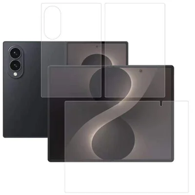 Protettore Schermo per Samsung Galaxy Z Fold8 a Copertura Totale, Film Trasparente HD in PET Idrogel - Trasparente