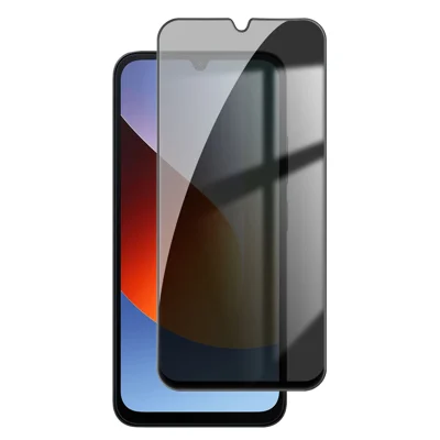  For Xiaomi Redmi A7 4G Anti Spy Privacy Full Screen Protector Black Edge High Aluminium-silicon Glass Film - Black
