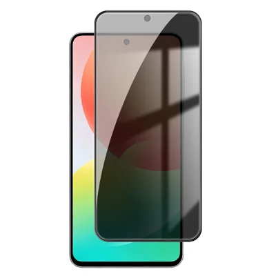  For Samsung Galaxy M47 5G Anti Spy Privacy Full Screen Protector Black Edge High Aluminium-silicon Glass Film - Black