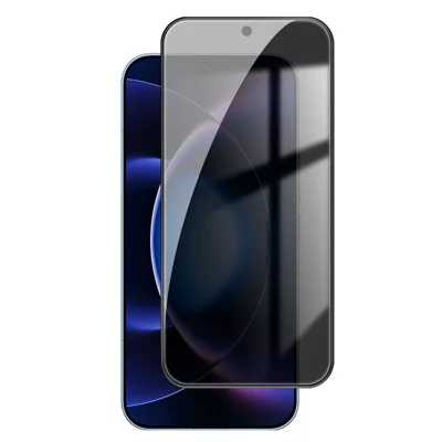  For Xiaomi 17 Max Anti Spy Privacy Full Screen Protector Black Edge High Aluminium-silicon Glass Film - Black