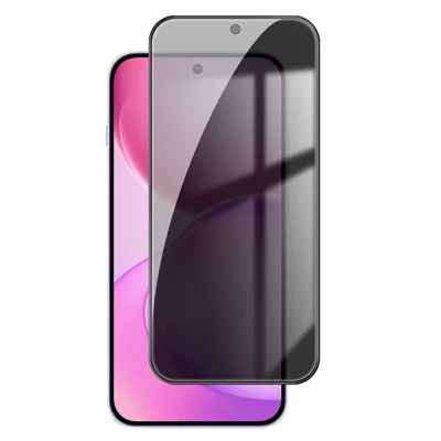  For Oppo Reno16 5G (Global) Anti Spy Privatlivsbeskyttelse Fuldt dækkende Skærm Beskytter Sort Kant Høj Aluminium-silicium Glas Film - Sort