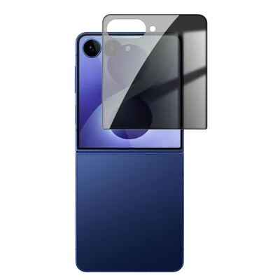 For Samsung Galaxy Z Flip8 Anti Spy Privacy Full Screen Protector Black Edge High Aluminium-silicon Glass Film - Black