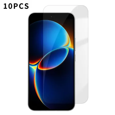  For Xiaomi Redmi K90 Max 5G 10Pcs HD Screen Protector High Aluminium-silicon Anti-fingerprint Tempered Glass Film (Not Complete Covering) - Transparent