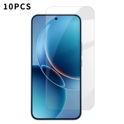  Para Xiaomi Redmi K90 Ultra 5G 10 Unidades Protector de Pantalla HD de Vidrio Templado de Alta Silicona de Aluminio Anti-huellas (No Cubre por Completo) - Transparente
