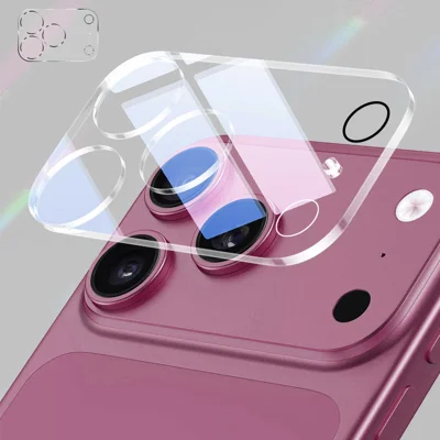 HAT PRINCE для iPhone 18 Pro Max Защита объектива камеры ENKAY Hat-Prince Интегрированная пленка из закаленного стекла - Прозрачная