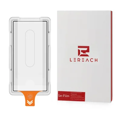 LEREACH pour Samsung Galaxy Z Fold8 Ultra / Galaxy Z Fold7 5G Verre Trempé Protection d'écran Intégrale Film Anti-empreintes avec Outil d'Installation Sans Poussière - Noir