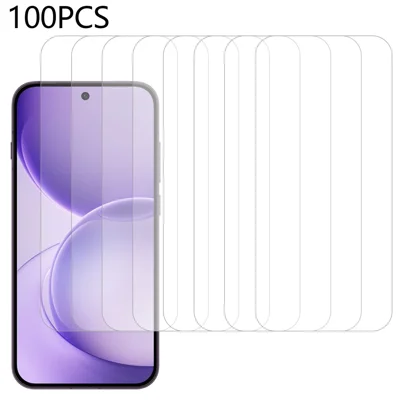 100Pcs För Oppo Reno16 F 5G / Reno16 FS 5G Skärmskydd Full Lim Antiskråps Härdat Glasfilm (INTE Heltäckande) (Utan Förpackning, med Wippar, Dammsugare, Guideetikett) - Transparent