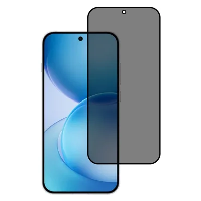 Voor Oppo Reno16 5G (Global) / Reno16 Pro 5G (Global) Anti-Spionage Screenprotector met Zijde-afdruk Hoge Aluminium-Silicium Glasfolie