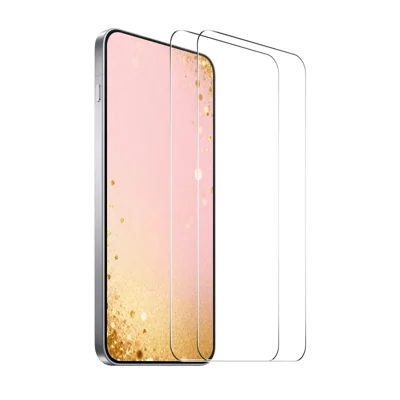  HAT PRINCE til Oppo Reno16 F 5G ENKAY  2 stk Skærmprotector 9H Klar Fuld Lim Høj Aluminium-silicium Glas Film (IKKE Komplet Dækning) - Transparent
