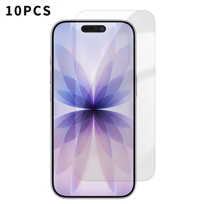  Dla iPhone'a 18 10 szt. HD folia ochronna Wysokie szkło aluminium-krzem Przeciw odciskom palców hartowane szkło (Nie pełne pokrycie) - Przezroczyste