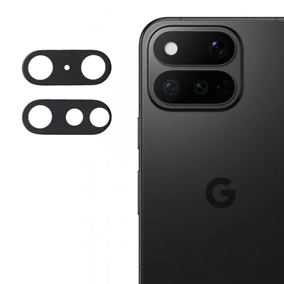1 Set For Google Pixel 11 Pro Fold Camera Lens Protector 2.5D Arc Edge Silk Printing Tempered Glass Lens Film