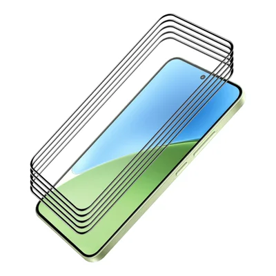 HAT PRINCE till Xiaomi Redmi 17 5G / Xiaomi Redmi 17 4G ENKAY 5 st Skärmskydd 0,26 mm Silketryckt Skärm av Aluminium-siliciumglas - Transparent