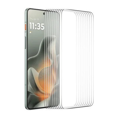 HAT PRINCE till Motorola Moto G77 Power 5G ENKAY, 10 st skärmskydd, fingeravtryggsresistent, 9H hårdhet, klar film - transparent