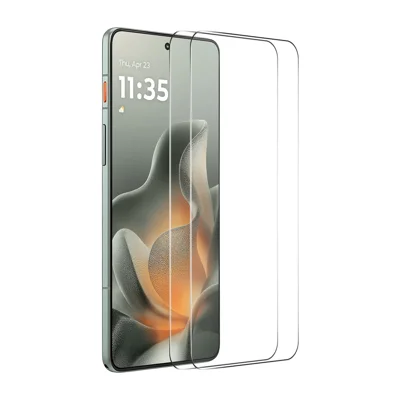  HAT PRINCE för Motorola Moto G77 Power 5G ENKAY 2 st Skärmskydd 9H Klar Full Limning Hög Aluminium-silicium Glasfilm (INTE Fullt Täckande) - Transparent