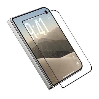 HAT PRINCE for iPhone Duo ENKAY  Screen Protector Thick Adhesive 0.26mm 2.5D High Aluminium-Silicon Glass Film - Transparent