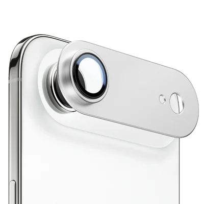 Voor iPhone Air Camera Lensbeschermer Step-Style Aluminiumlegering+Gehard Glas AR+AF Anti-reflecterende Lensfolie, Geschiktheid voor Behuizing - Zilver