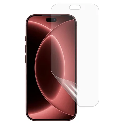 For iPhone 18 Pro Screen Film PET Bubble Free Ultra Clear Screen Protector, NOT Complete Covering - Transparent