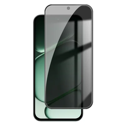 Voor OnePlus N6 4G Anti-spionage Privacy Volledig Schermprotecor Zwart Rand Hoog Aluminium-silicium Glasfolie - Zwart