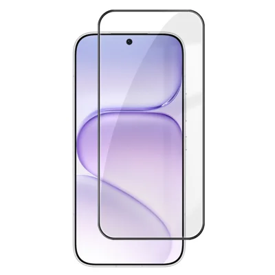  For Honor 600 Super Edition HD Full Screen Protector Silk Printing Black Edge High Aluminium-silicon Glass Film - Transparent