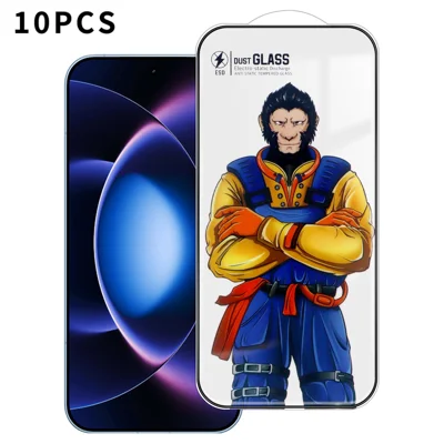  Для Xiaomi 17 Max 10 шт. Защитная пленка на весь экран 3D дуга 120C антистатическая шелкография из высокопрочного алюмосиликатного стекла - прозрачная