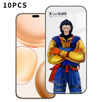  Pour Honor Play11 Plus 5G 10 pièces Protecteur d'écran intégral en verre 3D Arc 120C anti-statique avec impression soyeuse en verre aluminium-silicium - Transparent