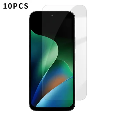 För Xiaomi Redmi 17 5G 10 st HD skärmskydd Hög aluminium-silicium Anti-fingeravtryck Härdat glasfilm (Inte heltäckande) - Transparent