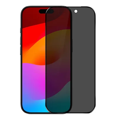 NORTHJO A++ For iPhone 18 Pro Max Screen Protector Privacy Full Glue Silk Printing Anti-Spy Tempered Glass Film