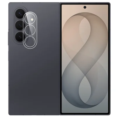 For Samsung Galaxy Z Fold8 Ultra Camera Lens Protector Full Covering High Transparency Anti-explosion AGC Glass Rear Lens Film - Transparent