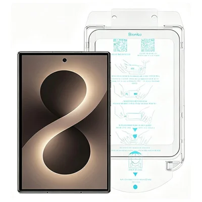 BENKS Für Samsung Galaxy Z Fold8 Lithium-Aluminium-Silicium-Glas Displayschutzfolie 9H Härte Anti-Reflexionsfolie - Schwarz