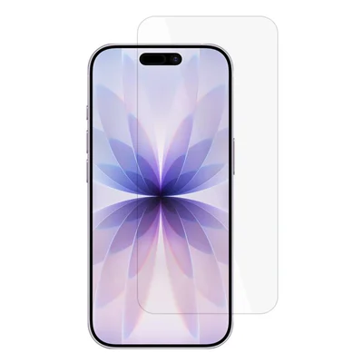 Szczegółowa folia ochronna z hartowanego szkła do iPhone'a 18, 2.5D łukowy brzeg, HD, powłoka elektrolityczna
