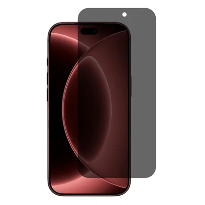 for iPhone 18 Pro Max Anti-Spy Tempered Glass Screen Protector 2.5D Arc Edge Edgeless Full Glue Privacy Film