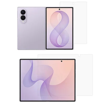 For Samsung Galaxy Z Fold8 Screen Protector Matte PET Anti-Fingerprint Inside + Outer Film