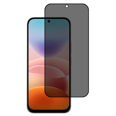 För Xiaomi Redmi 17 4G / 17 5G Anti-kikspårning Härdat Glas Heltäckande Skärmsskydd Med Silksktryck