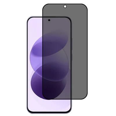 Til Xiaomi Redmi Note 17 4G / Redmi Note 17 (Indien/Kina) 5G Anti-kikkepå Tempered Glass Fuldtækkende Skærm med Silkeprint Skærmbeskytter