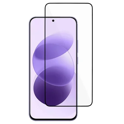 Sort kantet silketrykt fuldpladerende temperscreen til Xiaomi Redmi Note 17 4G / Redmi Note 17 (Indien/Kina) 5G