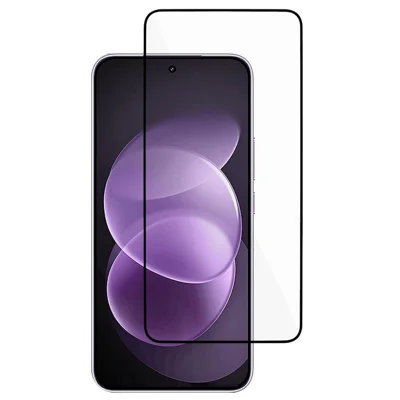 Folia ochronna do Xiaomi Redmi Note 17 Pro Max 5G / Redmi Note 17 Pro+ 5G, z nadrukiem jedwabnym, pełna adhezyjność, pełna ochrona, szkło hartowane - krawędź czarna