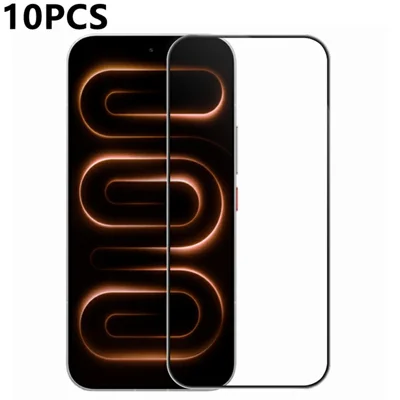RURIHAI 10 Unidades para Xiaomi Redmi K100 Pro 5G Película de Vidro de Alta Silico-Alumínio Cola Completa 0,26 mm 2,5D Protetor de Ecrã Total