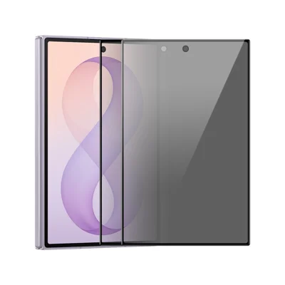  HAT PRINCE for Samsung Galaxy Z Fold8 2Pcs Privacy Screen Protector ENKAY Hat-Prince Full Glue Full Coverage 28-degree Anti-Spy Tempered Glass - Black