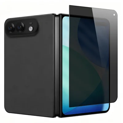 NORTHJO voor iPhone Fold A+ HD Screen Protector 2.5D Boog 28 Graden Anti-Spy 0.3mm Gehard Glas Film - Zwart