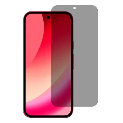 För Google Pixel 11a 2.5D bågkant Anti Spy fullskärmsskydd Full lim Hög aluminium-silicium glasfilm - Svart